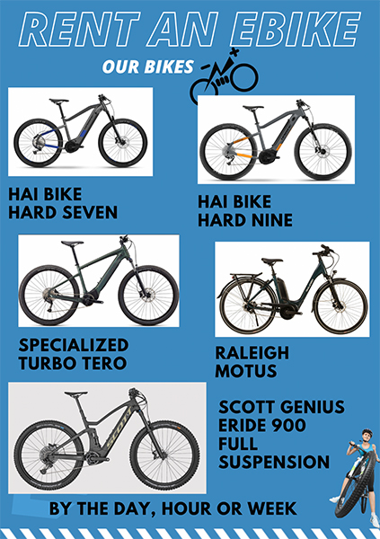 Rent an Ebike from Sporsnis